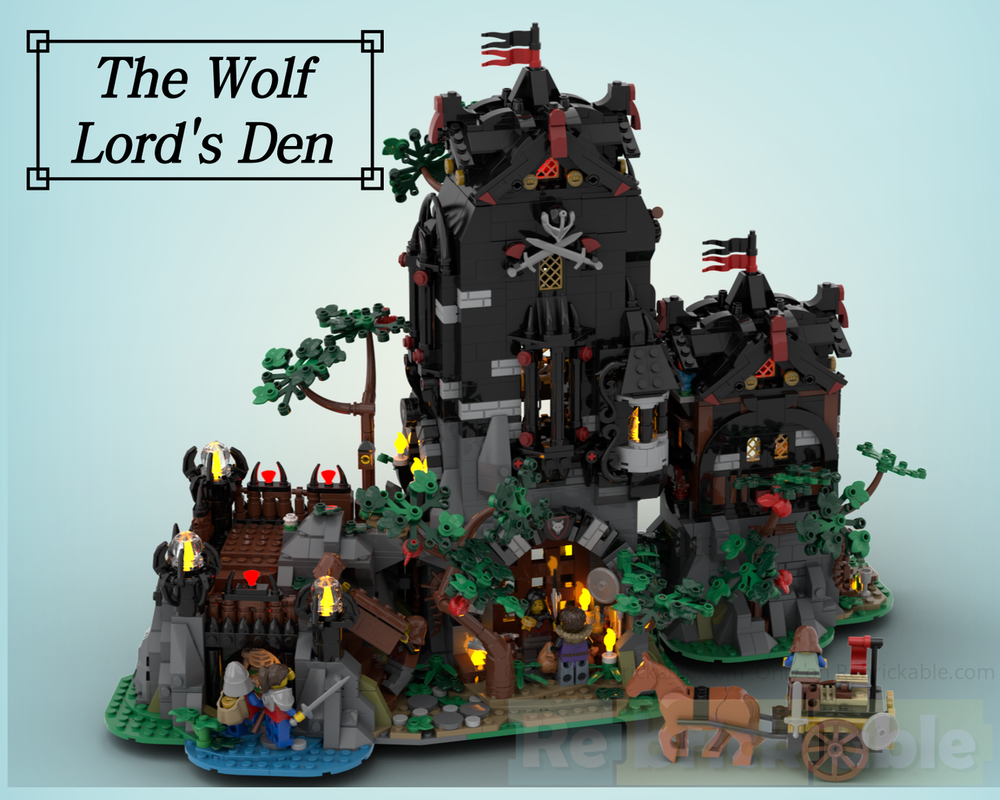 Lego The Wolf Lord's Den