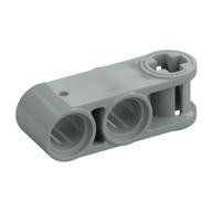 Lego Technic Axle and Pin Connector Perpendicular 3L with 2 Pin Holes / Light Gray