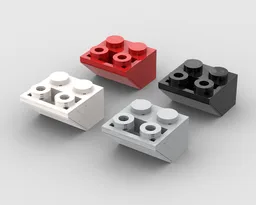 Upscaled inverted 45° slope