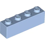 Brick 1 x 4 / Bright Light Blue