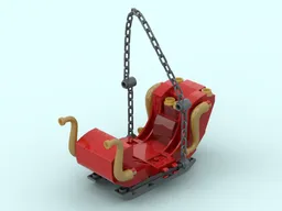 Santa's Sleigh Ornament