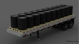 American-Style Flatbed Trailer