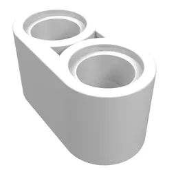 Technic Beam 1 x 2 Thick / White