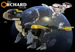 Veritasvenator sapiens (Silurian Hypothesis) +Spacesuit