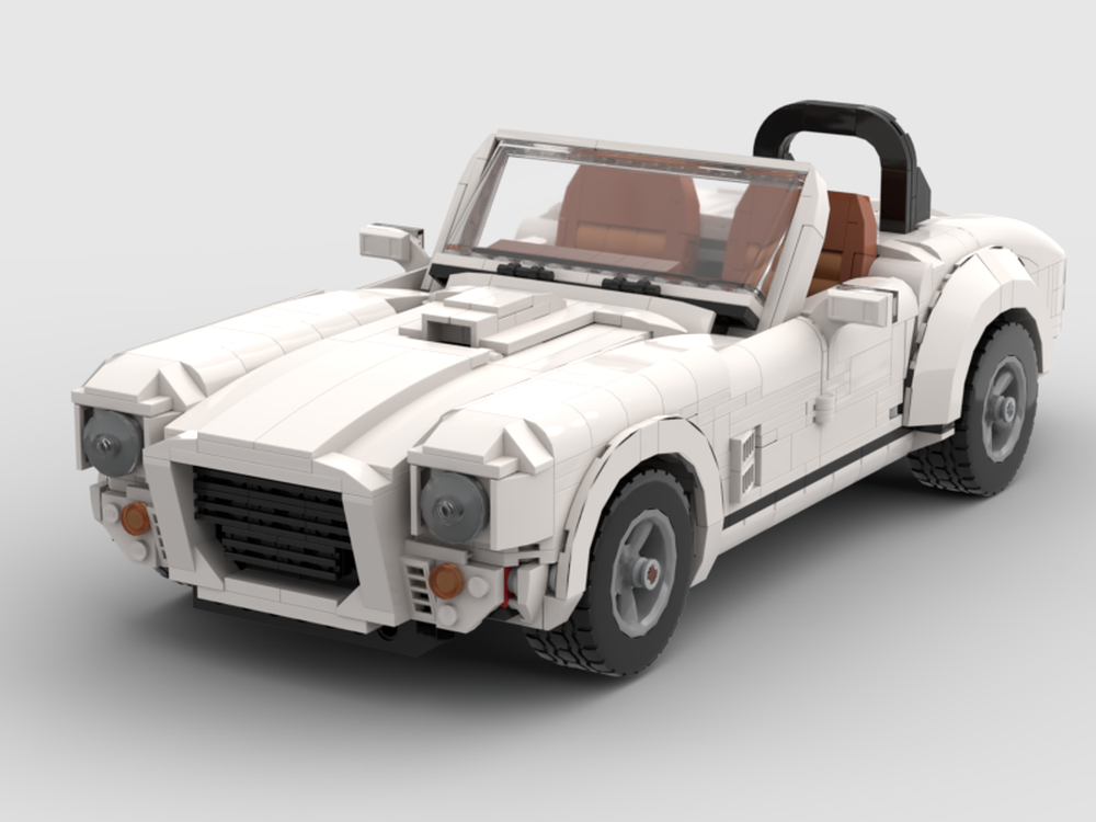 Lego Front lights mod (Shelby Cobra 427 - the alternative build of regular LEGO set 10295 Porsche 911)