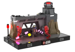 Paz Vizsla's Sacrifice Diorama
