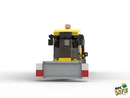 Trackless MT7 sidewalk snowplow