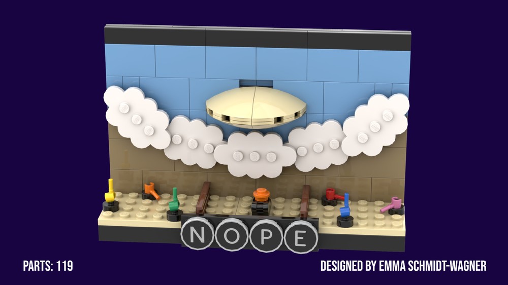 Lego NOPE postcard