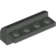Brick Curved 2 x 4 x 1 1/3 / Dark Gray