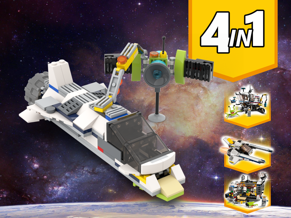 Lego 31107 Satellite Service Mission Alternative Build