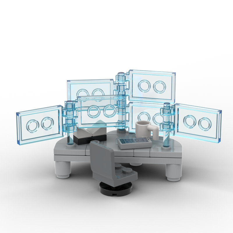 Lego Stark's Desk