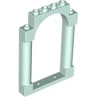 Panel 1 x 6 x 7 with 2 Columns and Arch / Light Aqua
