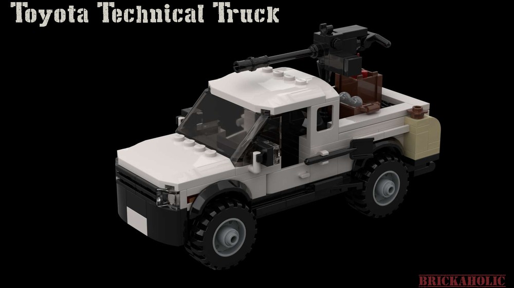 Lego TOYOTA TRUCK INSURGENTS BATTLE - TECHNICAL
