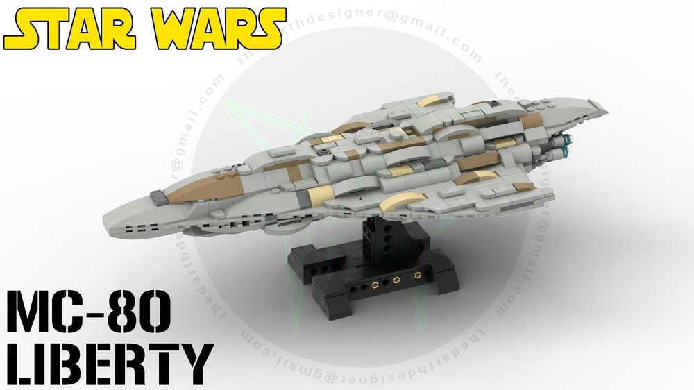 Lego MC-80 Liberty - 1:4000 Scale