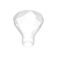 Rock 1 x 1 Jewel / Gem 24 Facet / Trans-Clear