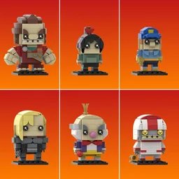 "Wreck-It Ralph" Brickheadz Bundle