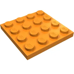 Plate 4 x 4 / Orange