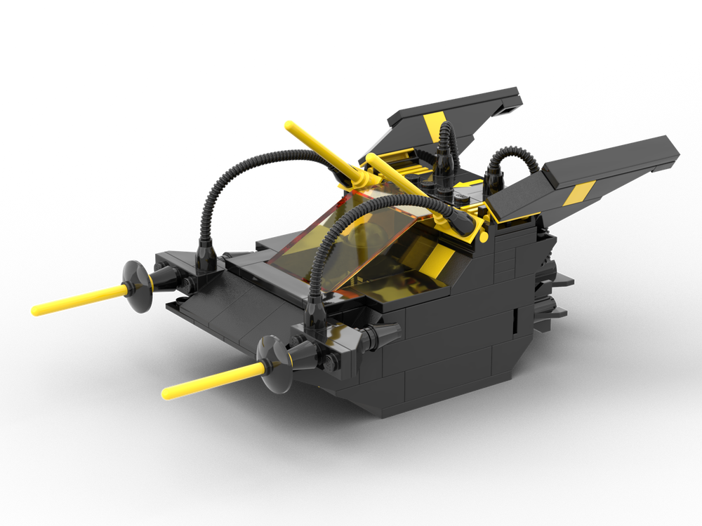 Lego Blacktron 1 from the comic Jim Spaceborn
