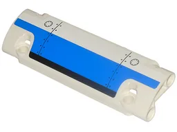Technic, Panel Curved 11 x 3 with Blue and Black Panel and Round Plates with Rivets Pattern (Sticker) - Set 42025