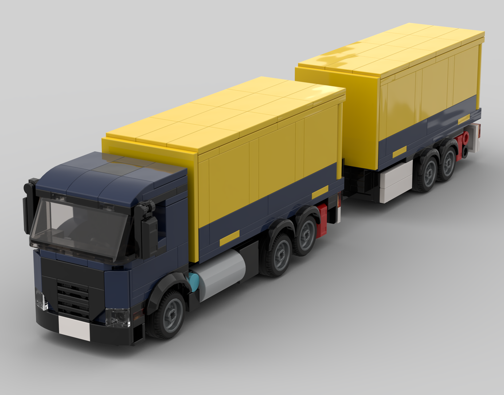 Lego City Delivery Truck Hängerzug LKW Stadt
