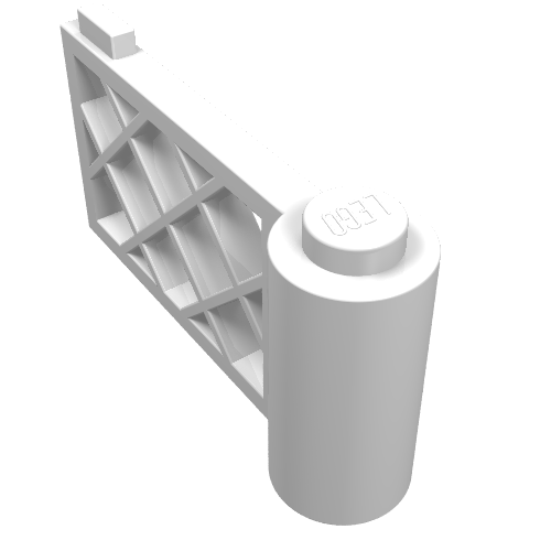 Lego Fence Gate 1 x 4 x 2 / White