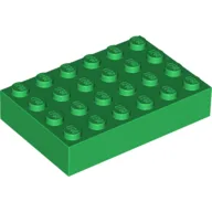 Brick 4 x 6 / Green