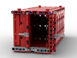OverSea Container 20ft - Red or Light Bluish Gray version