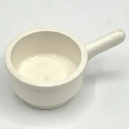 Duplo Saucepan, Round Bottom, Smooth Handle / White