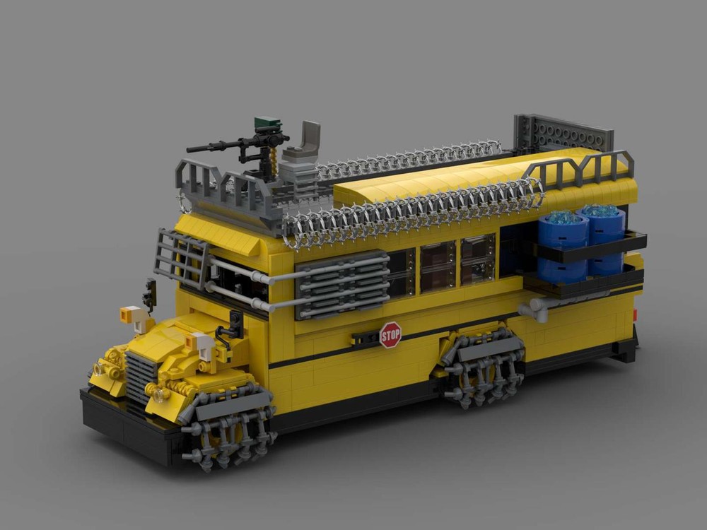 Lego Apocalypse School Bus
