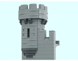 Battlement Corner Tower