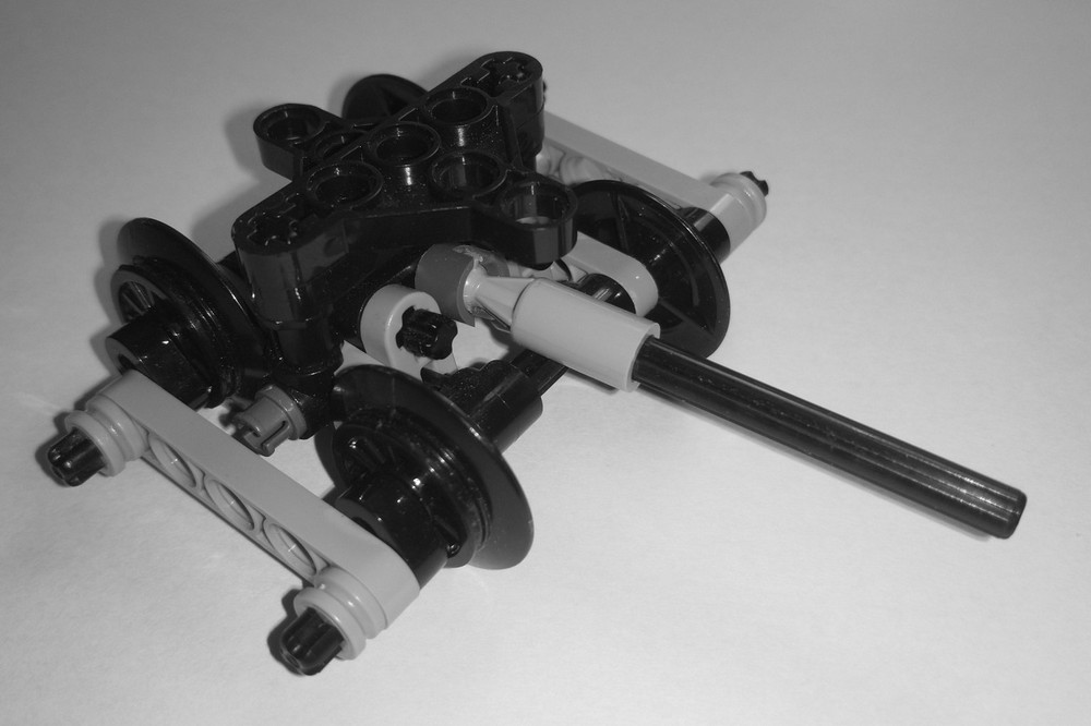 Lego Heisler geared steam locomotive bogie