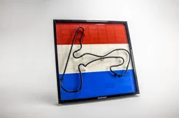 Zandvoort Track map - Dutch Flag
