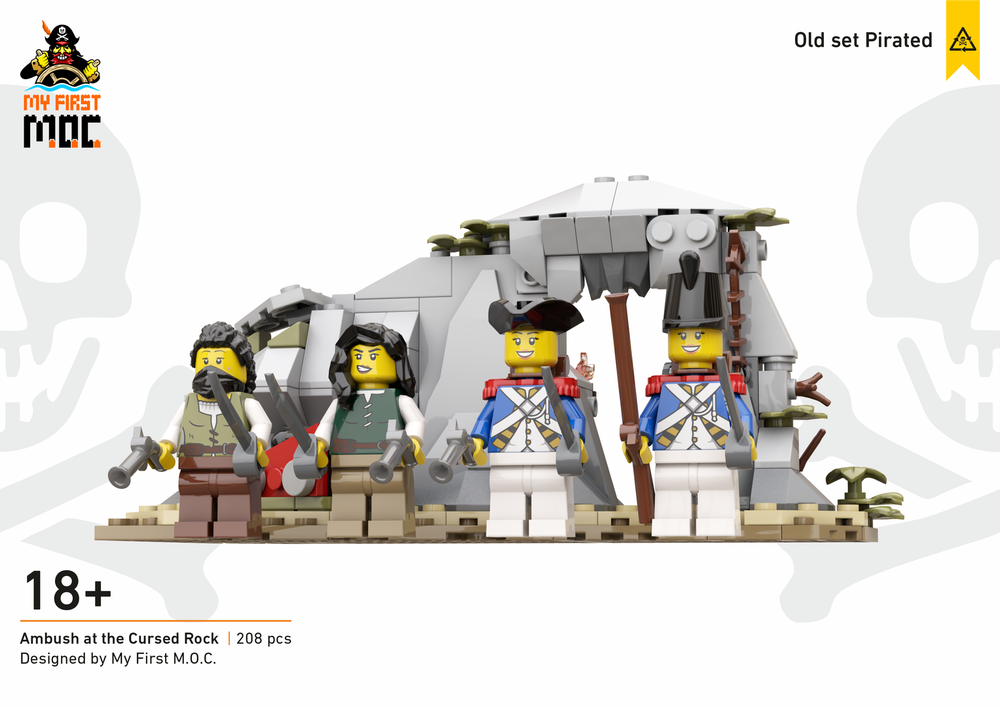 Lego Ambush at the Cursed Rock