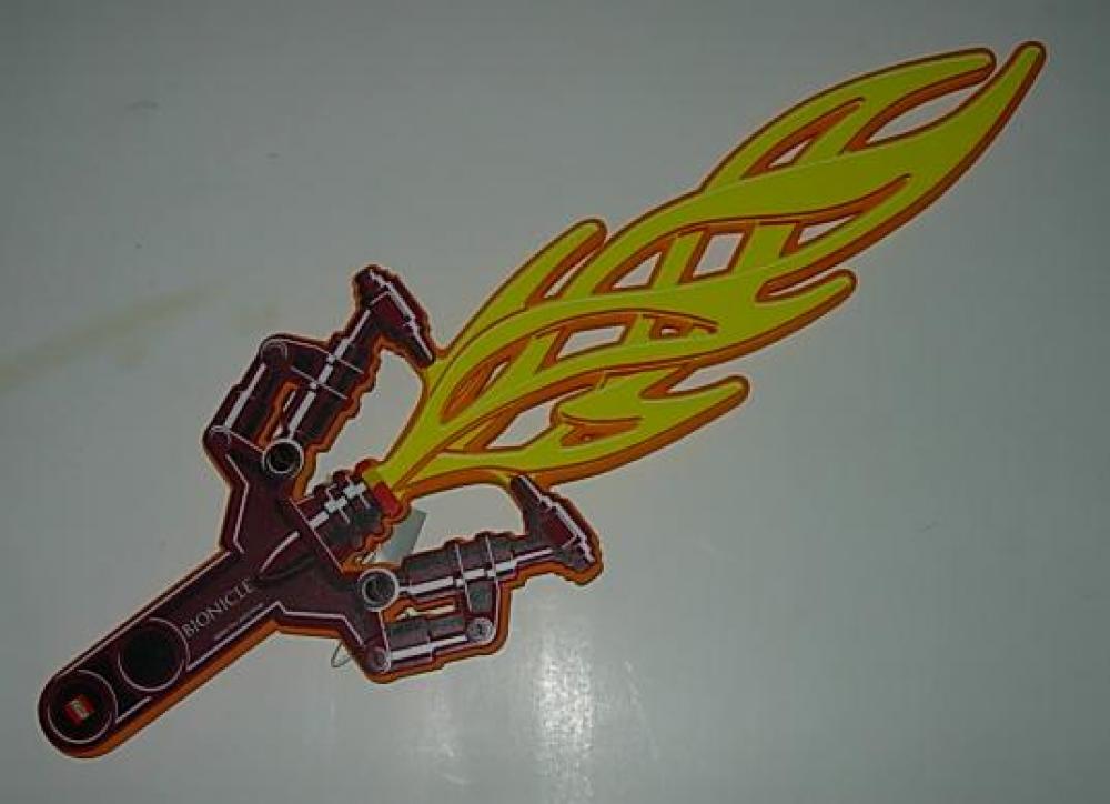 Lego Sword, Toa Hordika Blazer Claw with Flame End