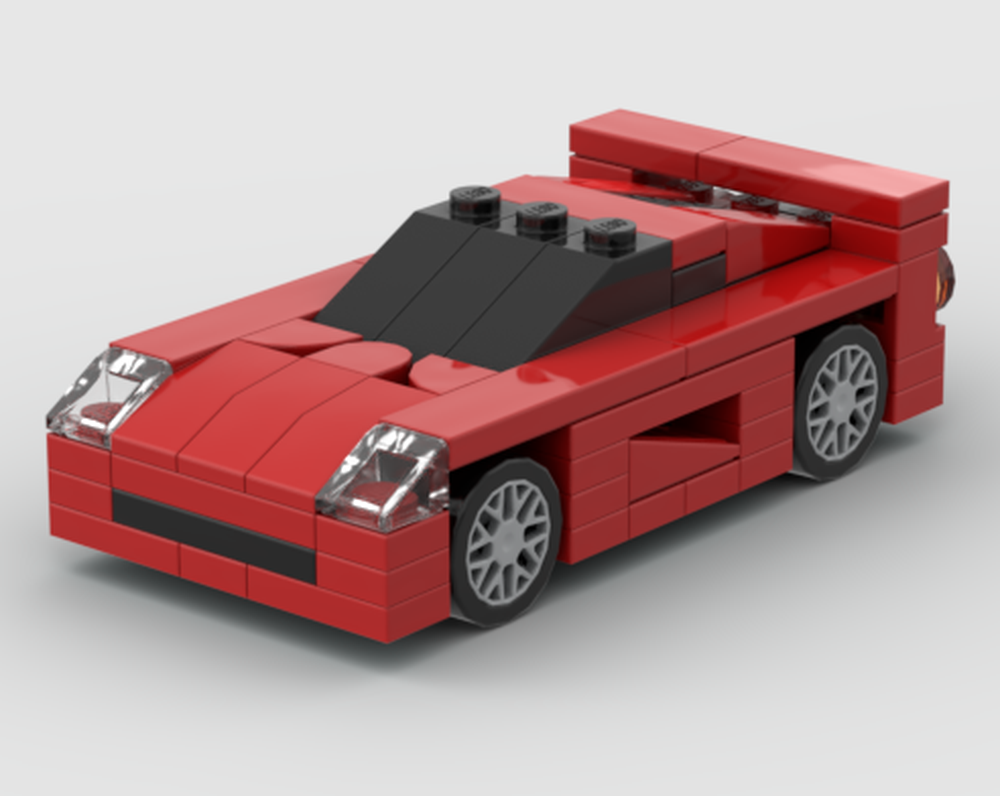 Lego 'Rari f40 5 stud wide