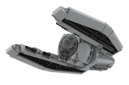 Spinning Fuselage Tie fighter