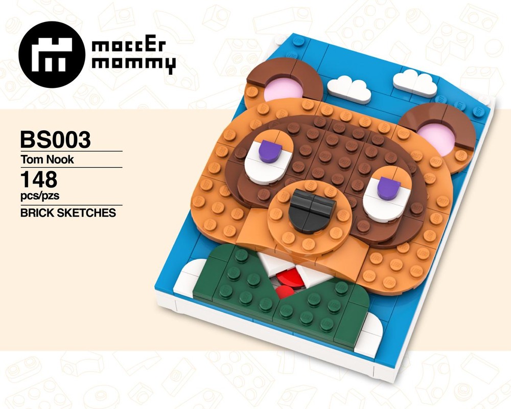 Lego Tom Nook - Animal Crossing: New Leaf - Brick Sketches