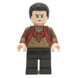 Viktor Krum, Reddish Brown Jacket Over Shirt with Durmstrang Crest
