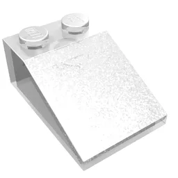 Brick Sloped 33° 3 x 2 / Trans-Clear