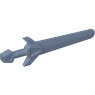 Lego Weapon Sword / Greatsword Angular / Pearl Sand Blue