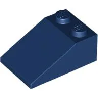Brick Sloped 33° 3 x 2 / Dark Blue
