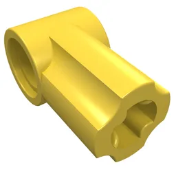 Technic Axle and Pin Connector Angled #1 / Yellow