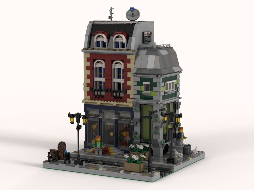 Lego Modualr Corner shop