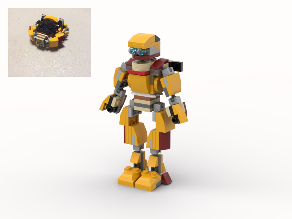 Lego Submarine transformer from LEGO Creator set 31112: Wild Lion