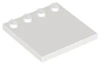 Plate Special 4 x 4, Studs on One Edge Plain] / White