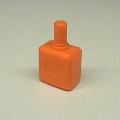 Lego Belville / Scala, Equipment, Bottle Perfume with Rectangle Base / Orange