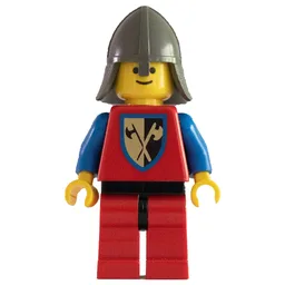 Knight (Crusader Axe) - Red Legs, Neck-Protector