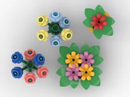 Flower Pot Pack - Minifig Scaled