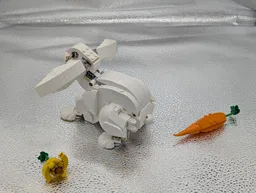 Pooping White Rabbit