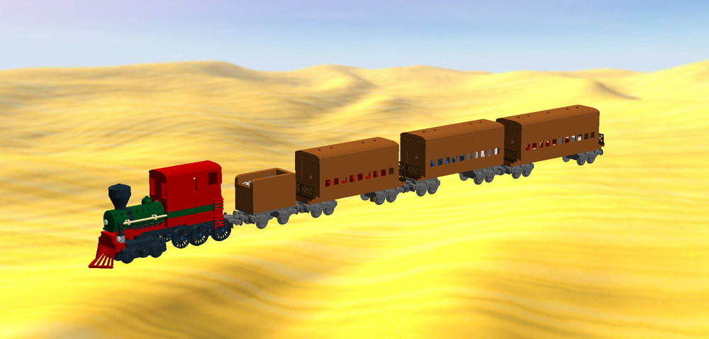 Lego Wooden Train 1900s